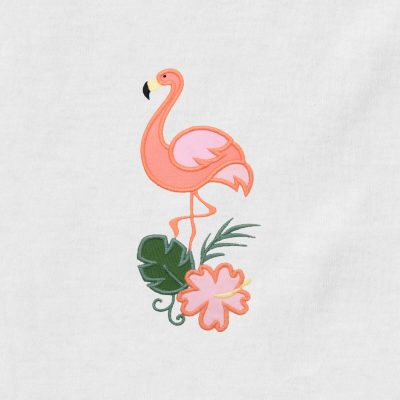 Flamingo Appliqué {Four Sizes}