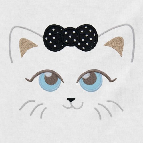 Kitty Face Appliqué {Four Sizes}