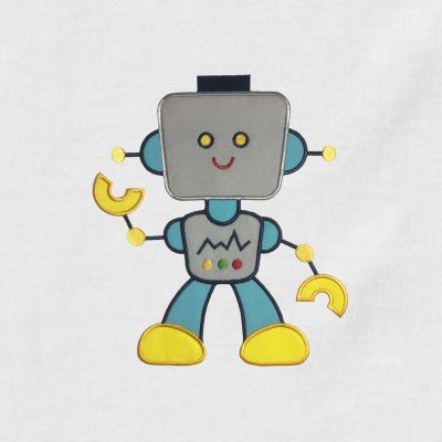 Robot Appliqué {Four Sizes}