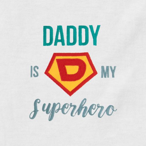 Superhero Daddy Appliqué {Four Sizes}