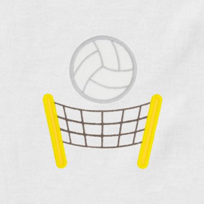Volleyball Ball Appliqué {Four Sizes}