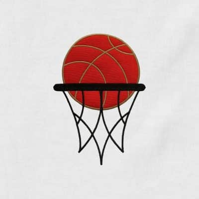 Basketball Hoop Appliqué {Four Sizes}