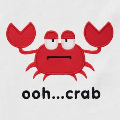 Oh Crab Appliqué {Four Sizes}