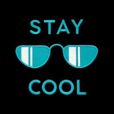 Stay Cool Appliqué {Four Sizes}
