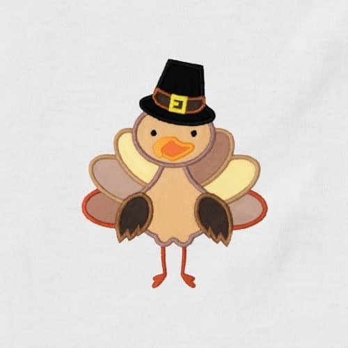 Thanksgiving Turkey Appliqué {Four Sizes}