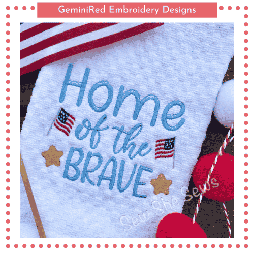 Home of the Brave {Five Sizes}