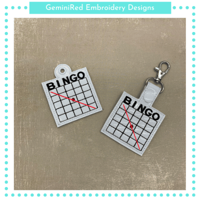 Bingo Key Fob Set {4x4}