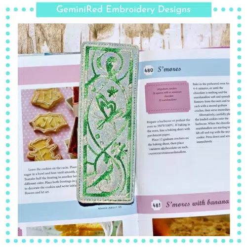 Butterfly Lace Bookmark 1 {5x7}