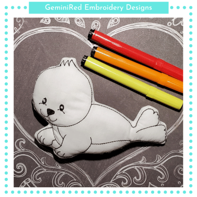Color Me Seal Stuffie {Two Sizes}