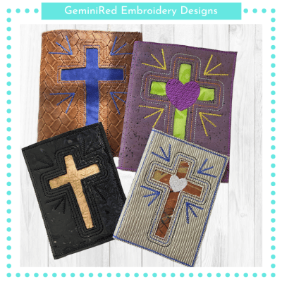 Cross Notebook Cover {Three Sizes}