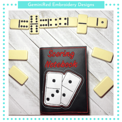 Dominoes Notebook Cover {Three Sizes}
