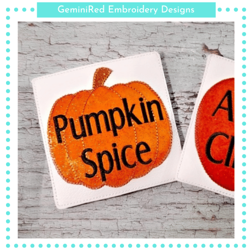Fall Drink Coaster Set {Two Designs}