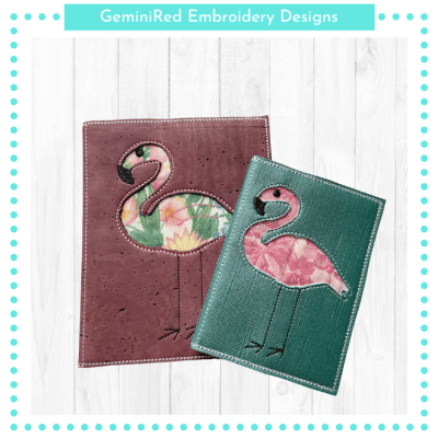 Flamingo Notebook Cover {Three Sizes}