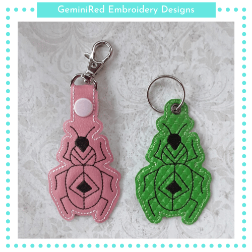 GeoBug Key Fob {Eyelet & Snap}