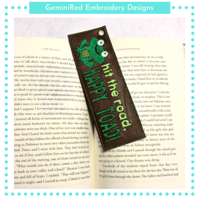 Hit the Road Bookmark {5x7}