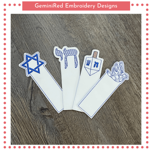 Jewish Symbols Bookmark Set {5x7}