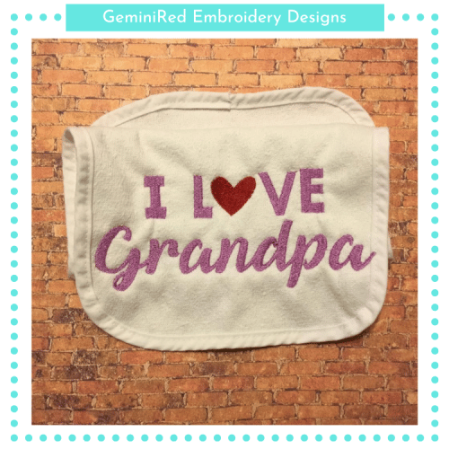 I Love Grandparents Set {Two Designs}