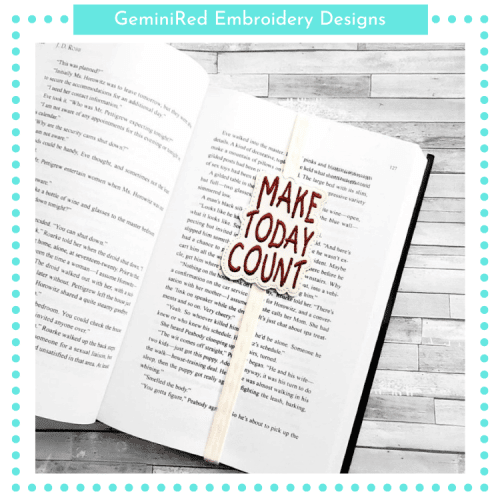 Make Today Count Bookband {4x4}