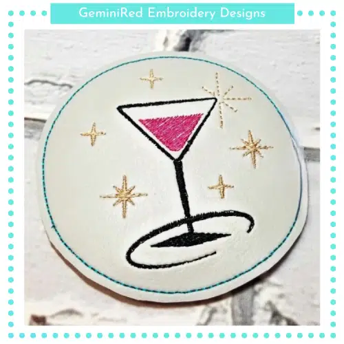 Mix Drink Coaster Set {4x4}