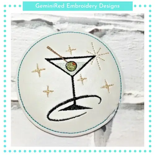 Mix Drink Coaster Set {4x4}