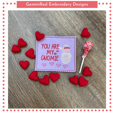 You are my Gnomie Lollipop Holder {4x4}