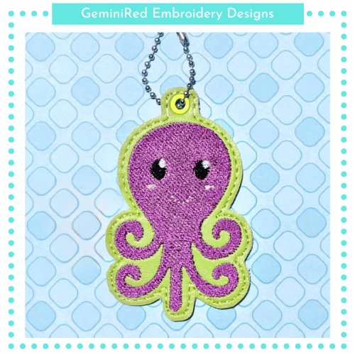Octopus Key Fob Set {Eyelet & Snap}