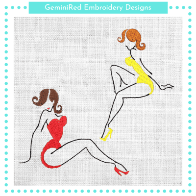 Pin-up Girl Set {Two Sizes}