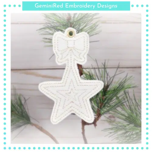 Simplicity Star Ornament {4x4}