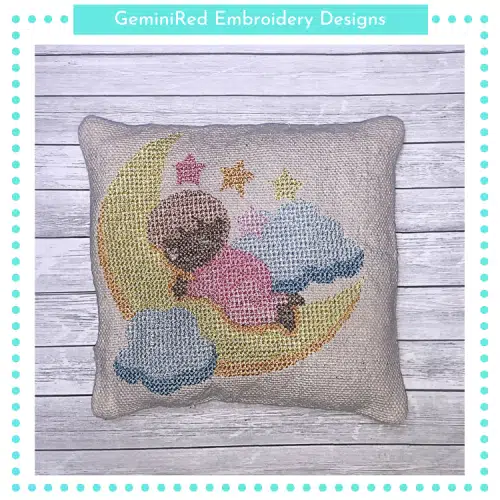 Sleeping Baby Cross Stitch {Two Sizes}