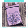 Steampunk Heart Zipper Bag {Three Sizes}