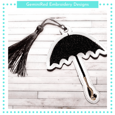 Umbrella Bookmark {4x4}