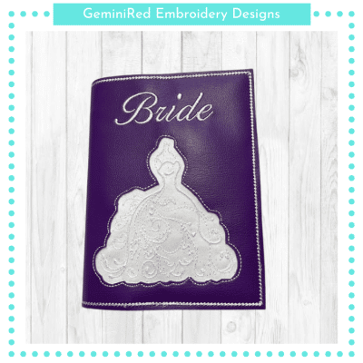 Bride Notebook Cover {Three Sizes}