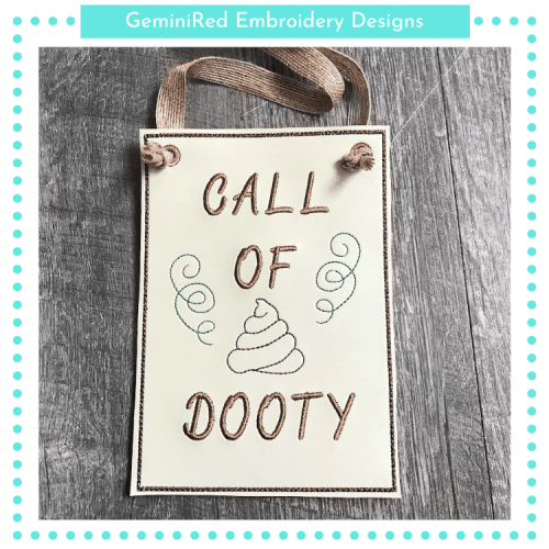 Call of Dooty Hanger {5x7}