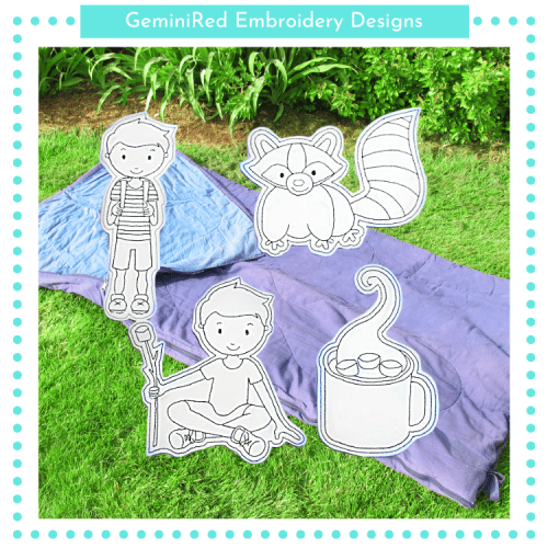 Color Me Camping Set {Two Sizes}