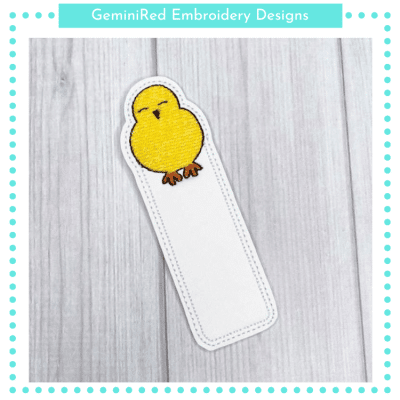 Chick Bookmark {Two Sizes}