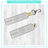 Faith Hope Love Key Fob {Eyelet & Snap}