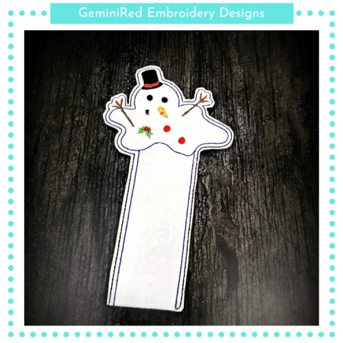 Melting Snowman Bookmark Set {Two Designs}