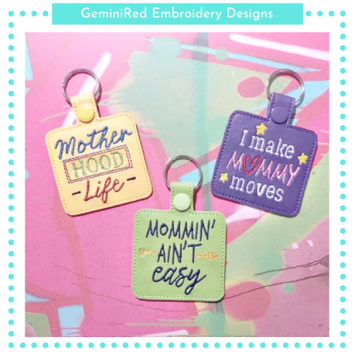 Mom Key Fob Bundle {Three Designs}