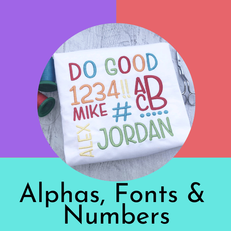 Alphas Fonts and Numbers Category